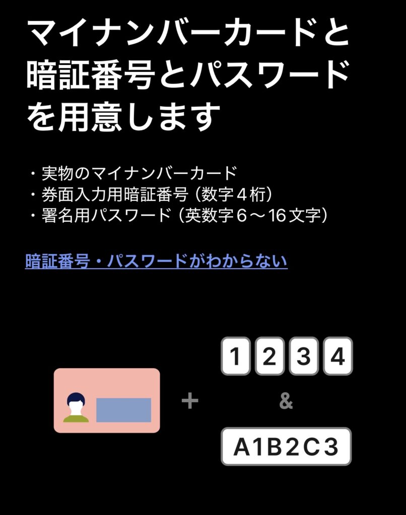 3つの準備物を確認しよう!