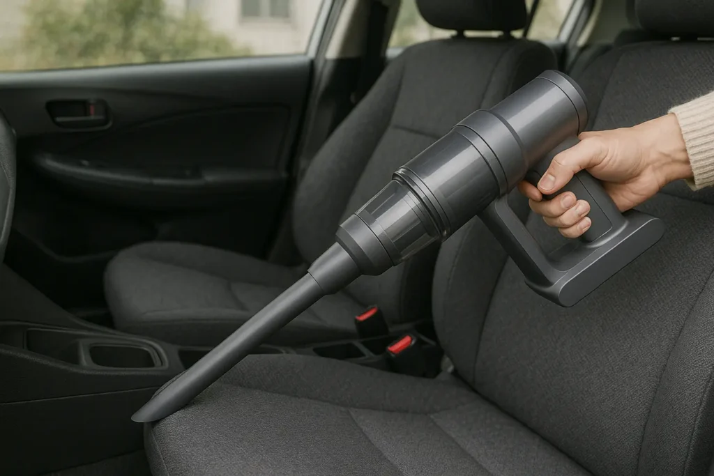 車内にゴミを溜めないことがダニの発生を抑える