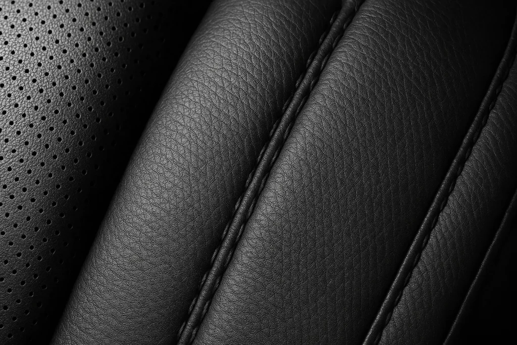 革シートでもステッチの隙間にゴミがたまりダニが発生する